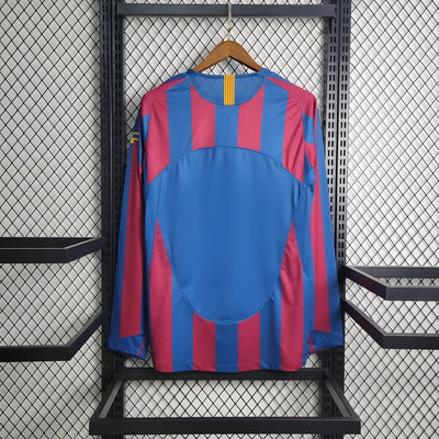 Barca 2005 L/S UCL Home Shirt