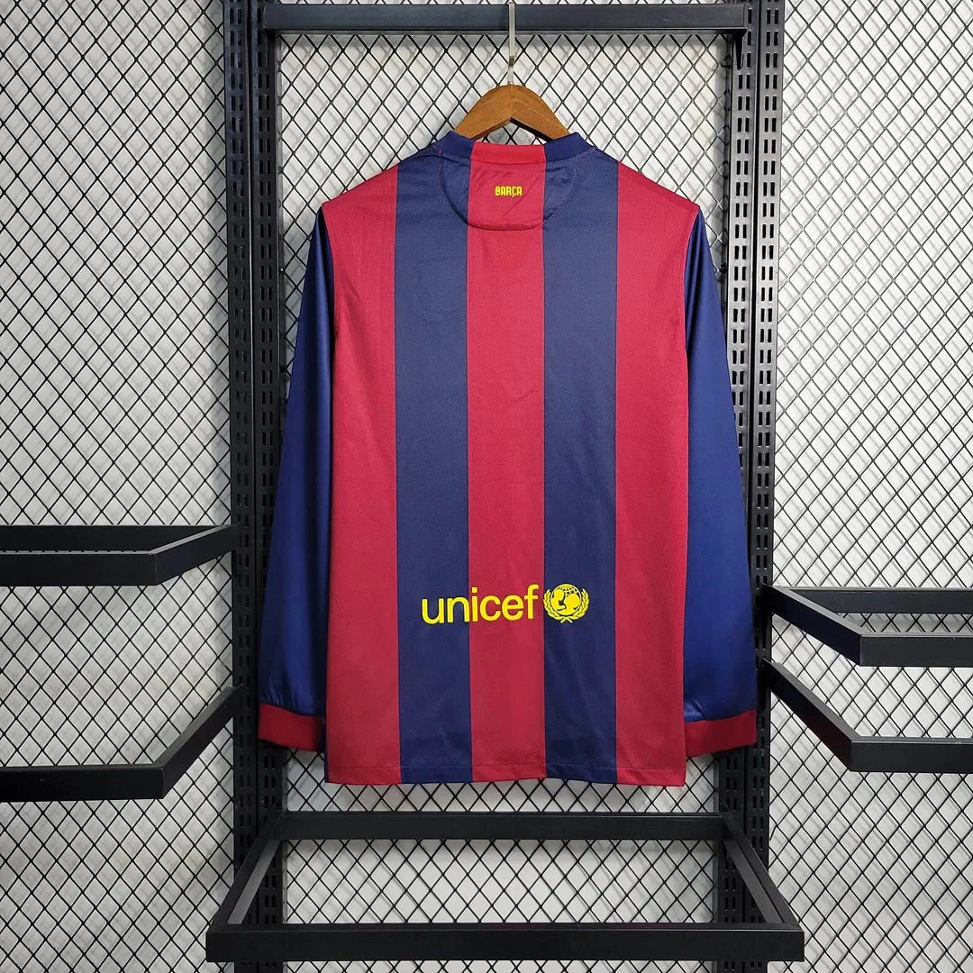 Barca 2014 Home L/S UCL Shirt