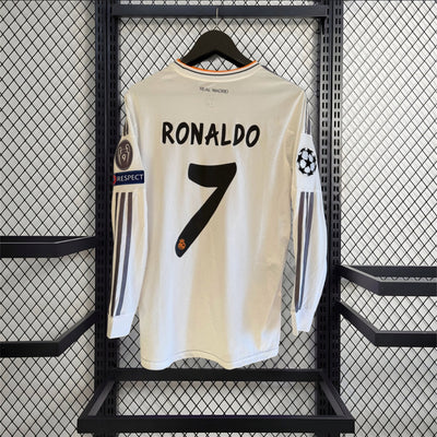 Real Madrid 2013 Home L/S UCL Shirt