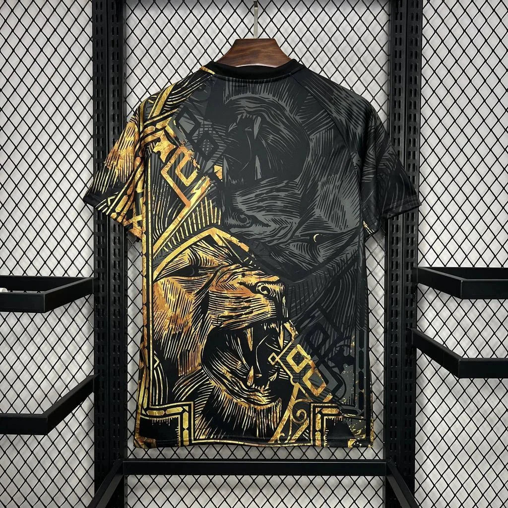 Real Madrid 2025 Gold Lion Special Shirt