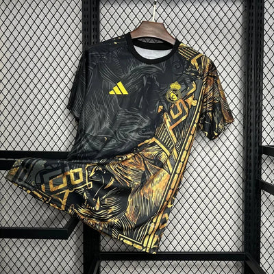 Real Madrid 2025 Gold Lion Special Shirt